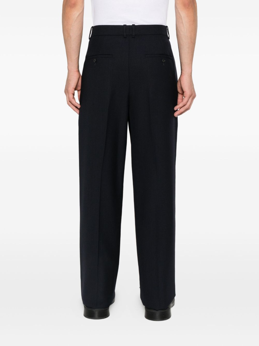 Pantalon Saint Laurent en laine bleue