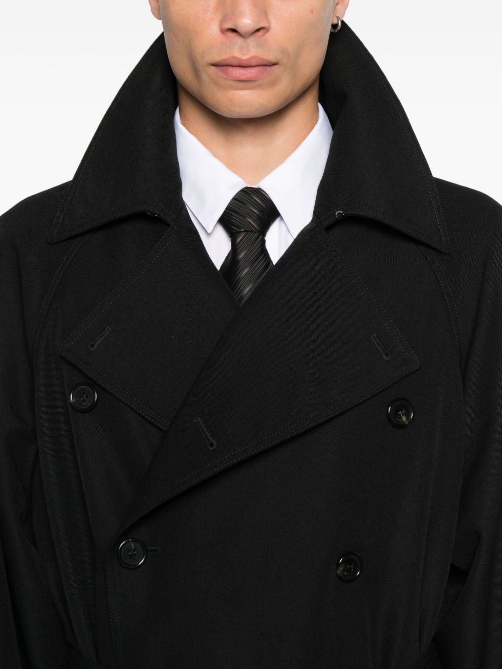 Saint Laurent Coats Black
