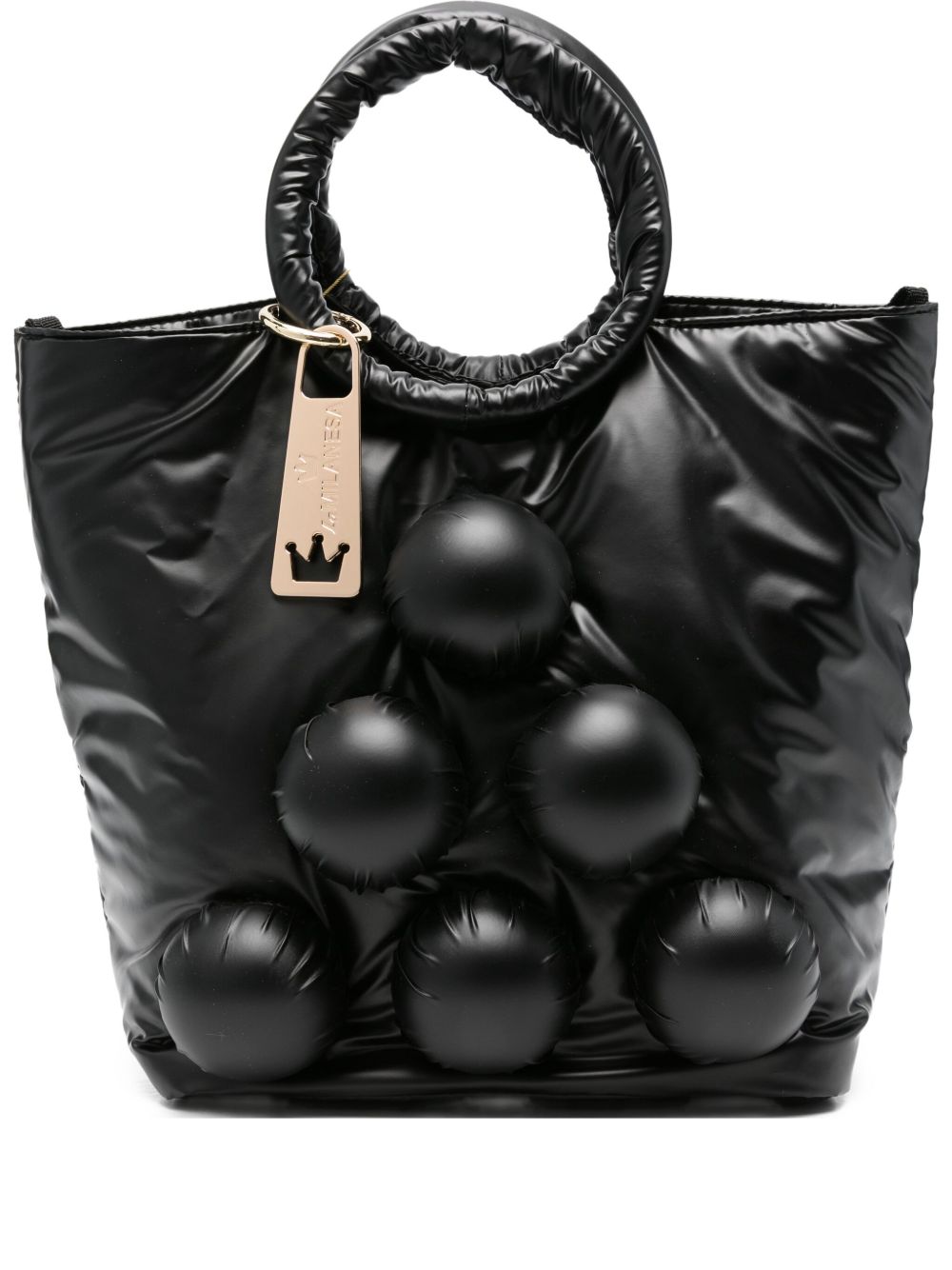 La Milanesa sac cabas matelassé à détail circulaire Klodiana