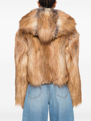 BB COUTURE Jackets cropped ecofur hooded