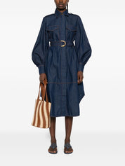 Zimmermann Dresses Blue cotton collared style