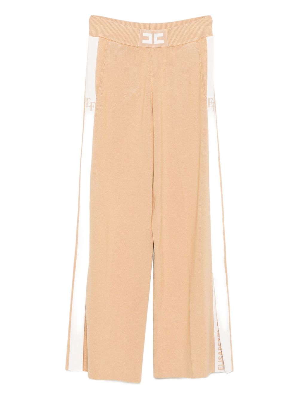 Elisabetta Franchi Trousers with Elasticated Waistband