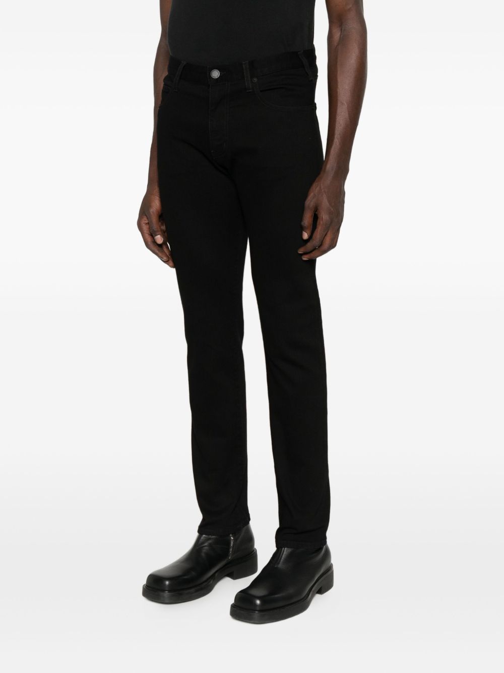 Emporio Armani Jeans Black — Straight‑Leg Men’s Denim