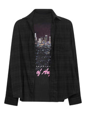 Balenciaga Shirts Black cotton check