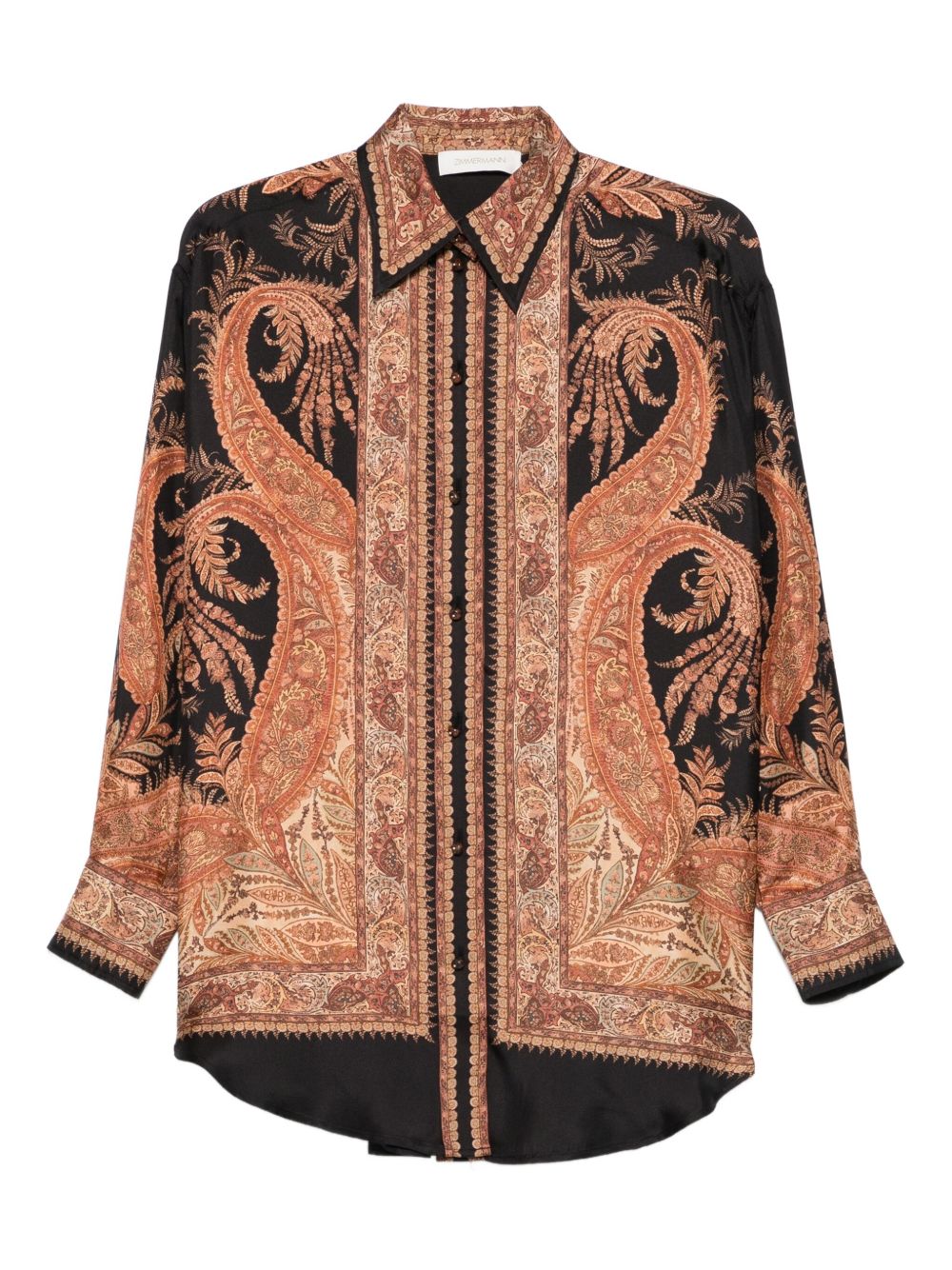 Zimmermann Shirts Black paisley print