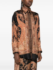 Zimmermann Shirts Black paisley print