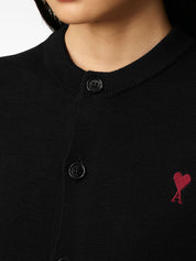 Pulls Ami Paris Cardigan en laine noire