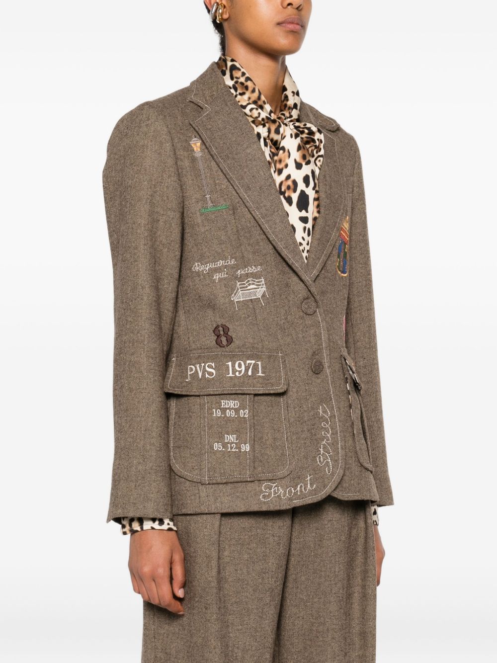 Green Embroidered Jacket — Front Street Luxury Layer