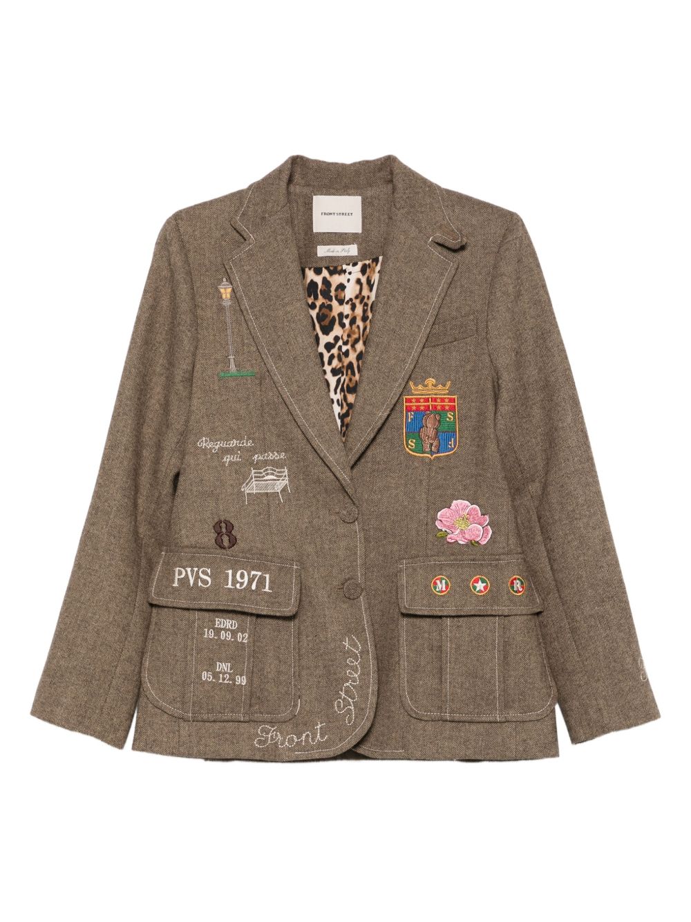 Green Embroidered Jacket — Front Street Luxury Layer