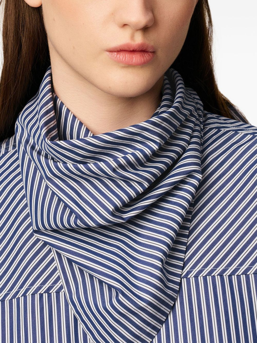 Ami Paris Dresses Clear Blue cotton dress