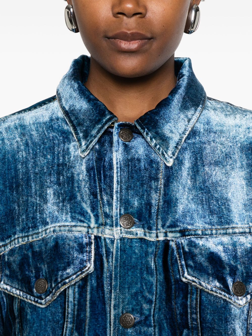 Chaqueta vaquera azul de Pierre Louis Mascia