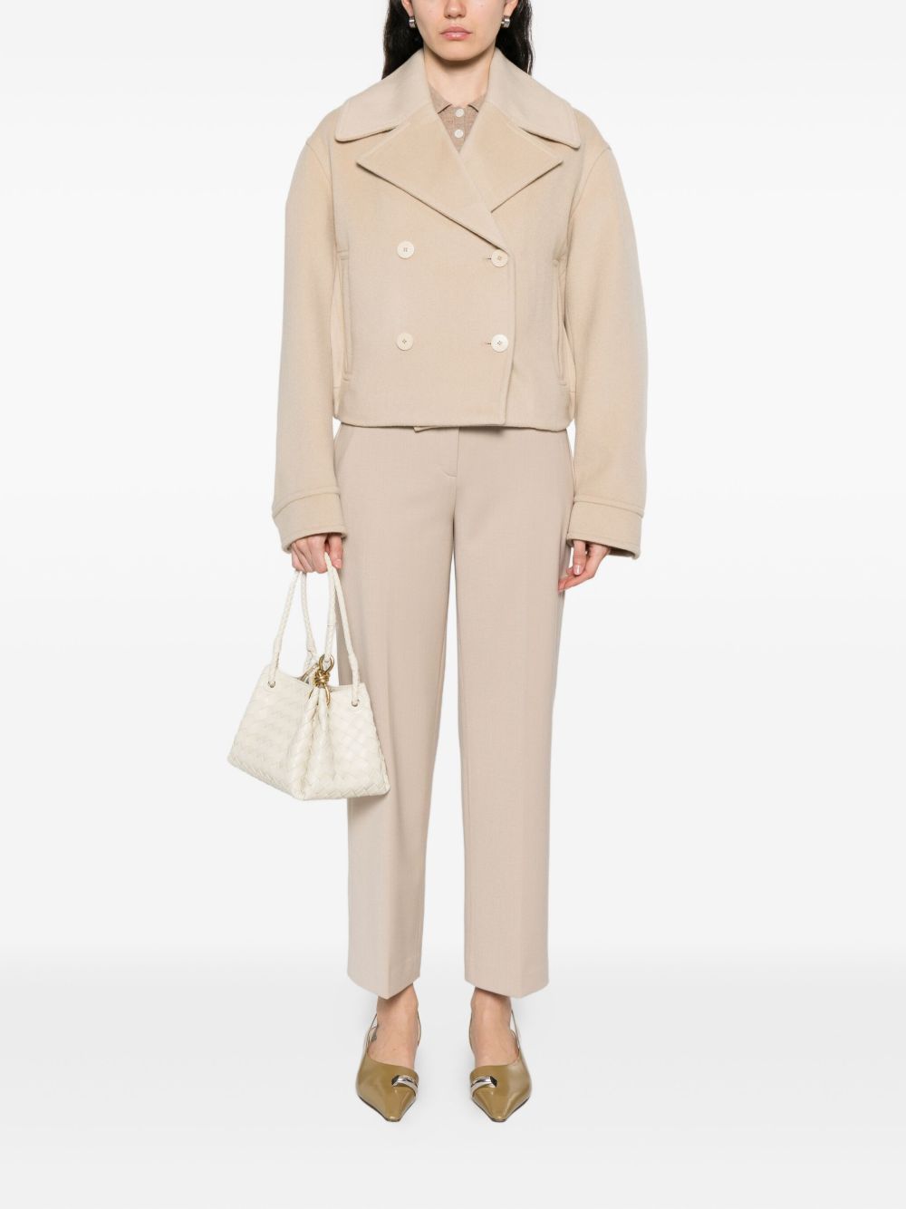 Via Masini 80 Trousers White