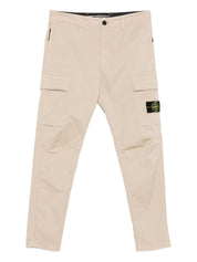 Stone Island Trousers Beige — Elegant Utility for Men