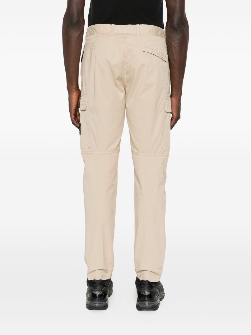 Stone Island Trousers Beige — Elegant Utility for Men