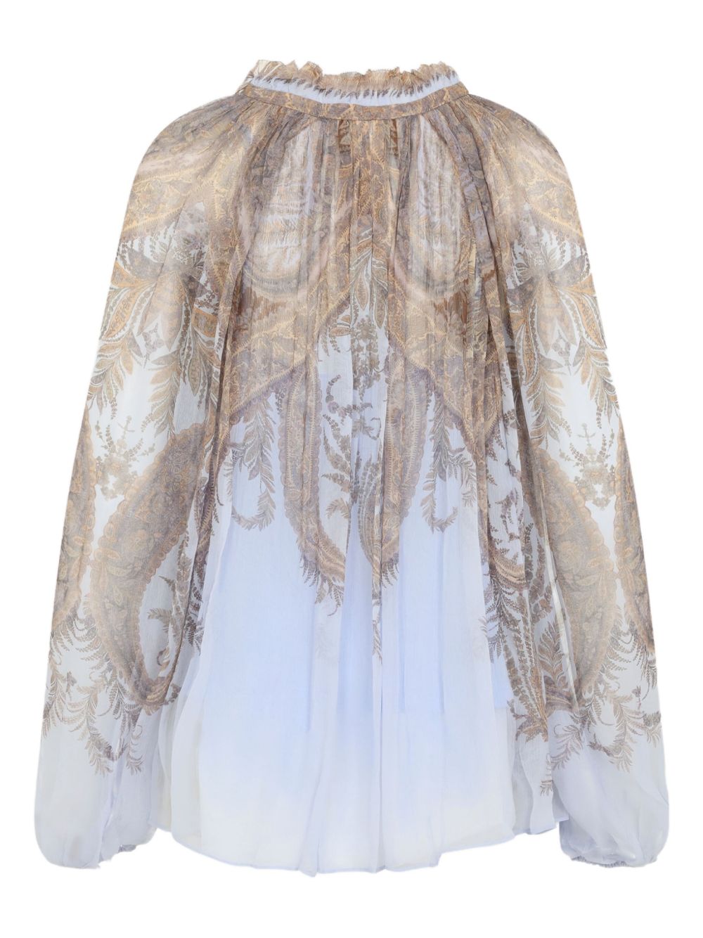 Zimmermann Shirts Lilac with paisley print