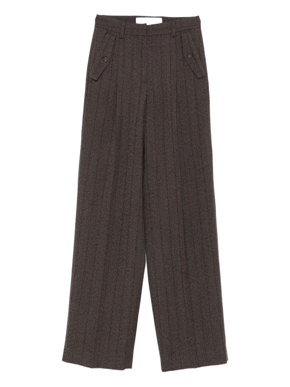 Golden Goose Trousers Brown wool wide-leg