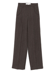 Golden Goose Trousers Brown wool wide-leg