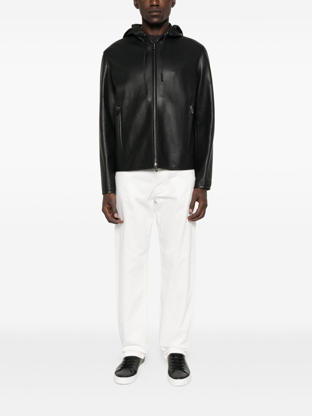 Emporio Armani Jeans White Straight Leg