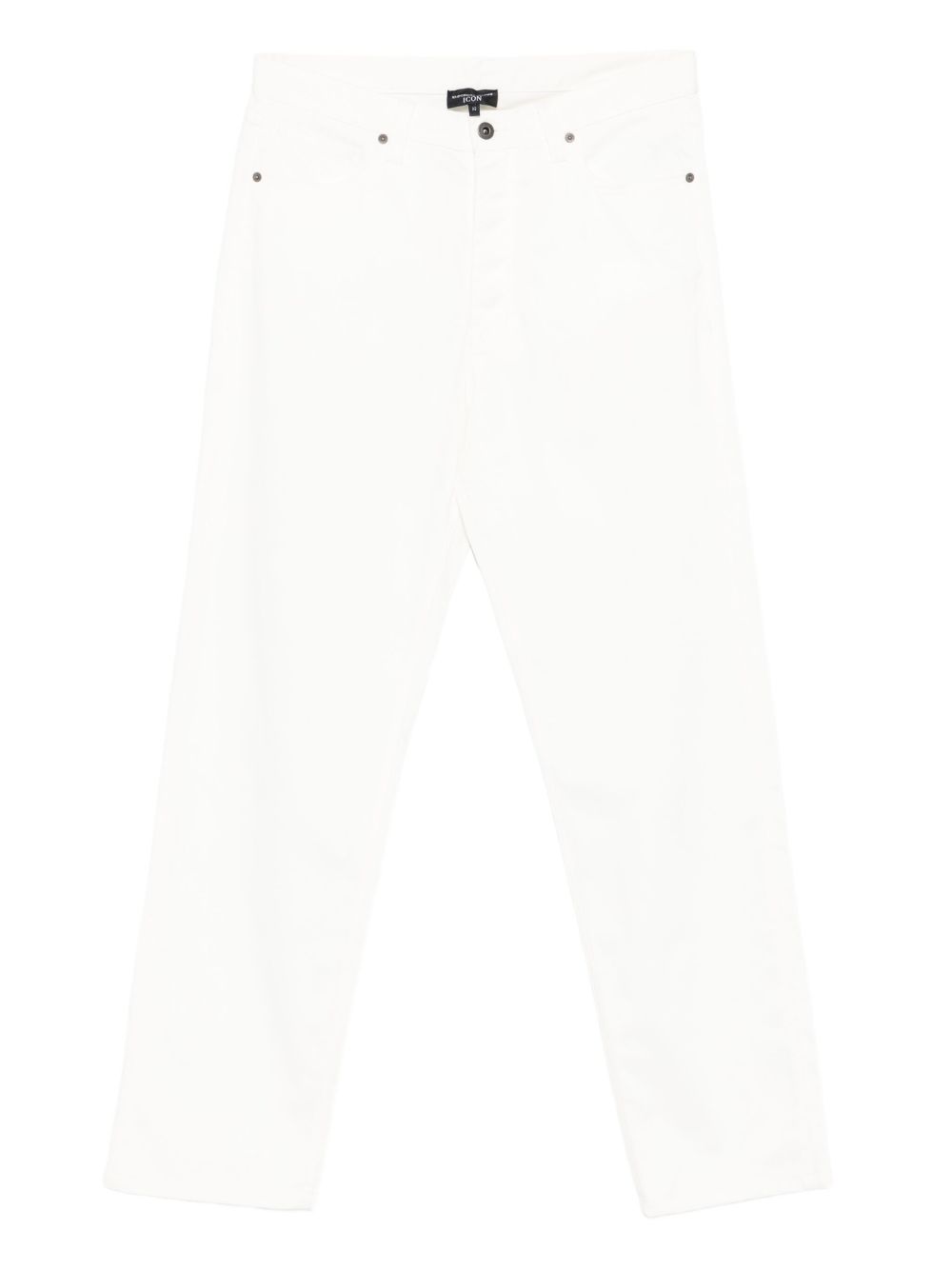 Emporio Armani Jeans White Straight Leg
