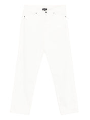 Emporio Armani Jeans White Straight Leg