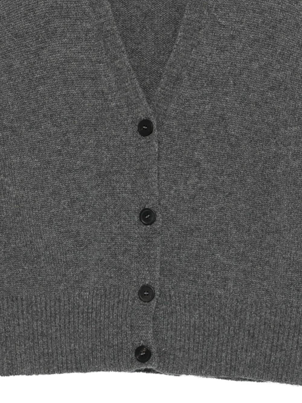 Pulls Emporio Armani Gilet en cachemire gris