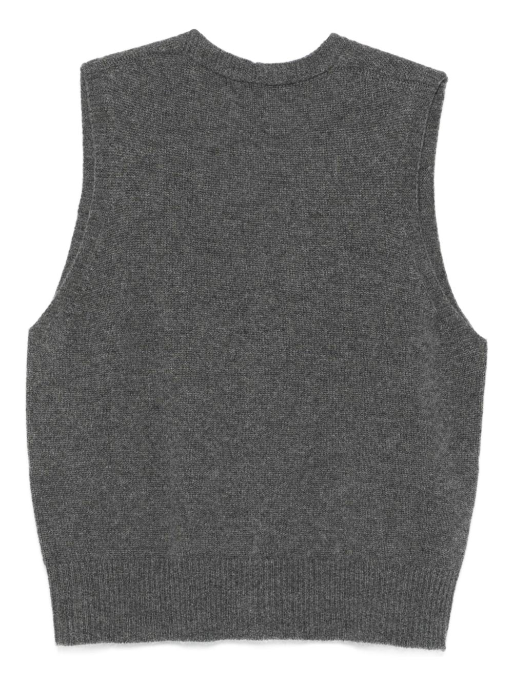 Pulls Emporio Armani Gilet en cachemire gris