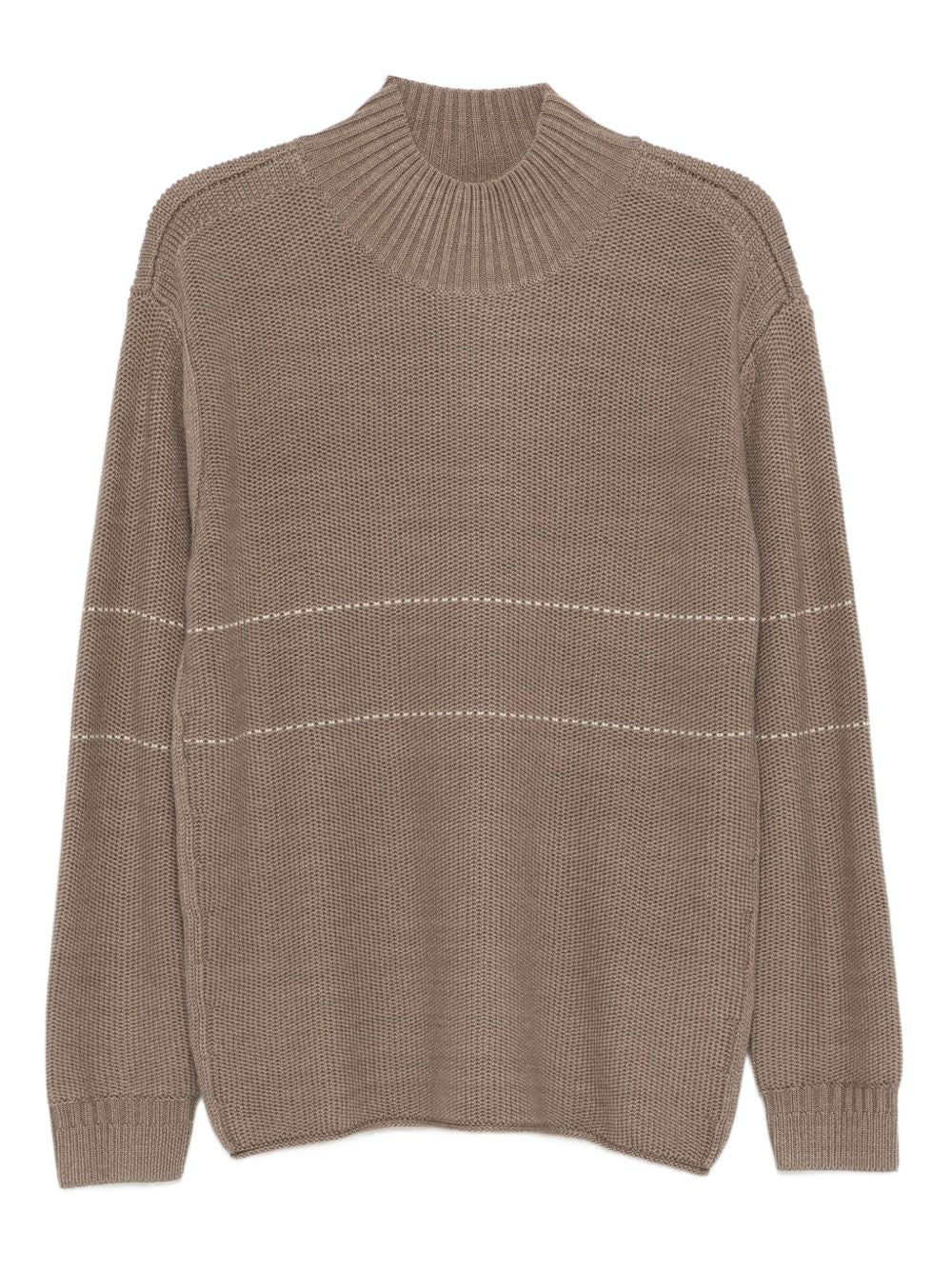 Emporio Armani Sweaters Beige ribbed knit