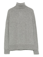 Pulls Emporio Armani Col roulé en cachemire gris