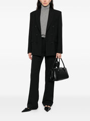 Pulls Emporio Armani Col roulé en cachemire gris