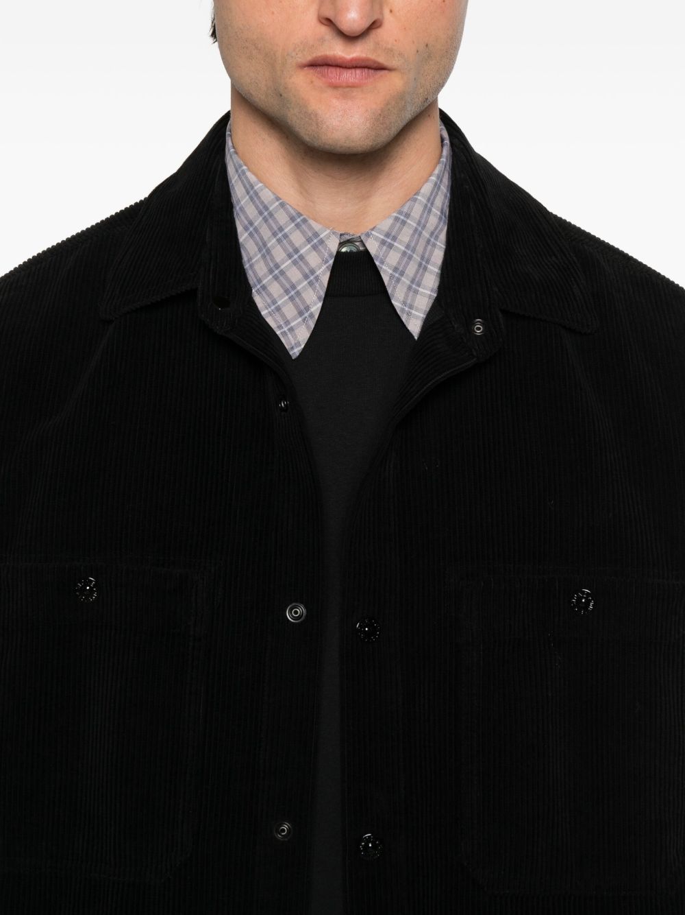 Stone Island Black Long Sleeve Shirt