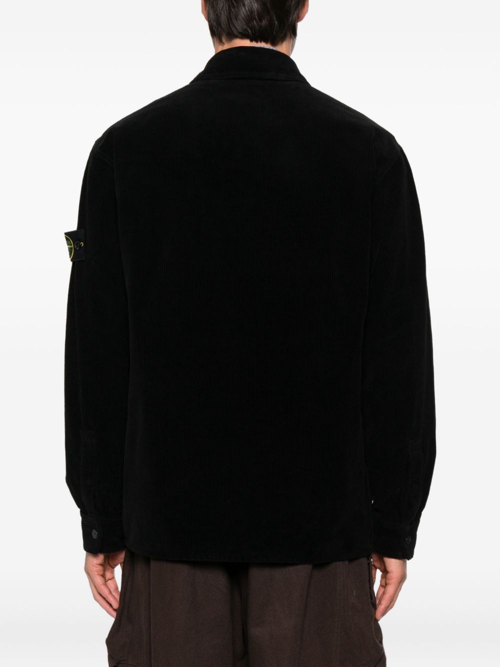 Stone Island Black Long Sleeve Shirt
