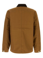 Carhartt Wip Main Jackets Brown cotton jacket