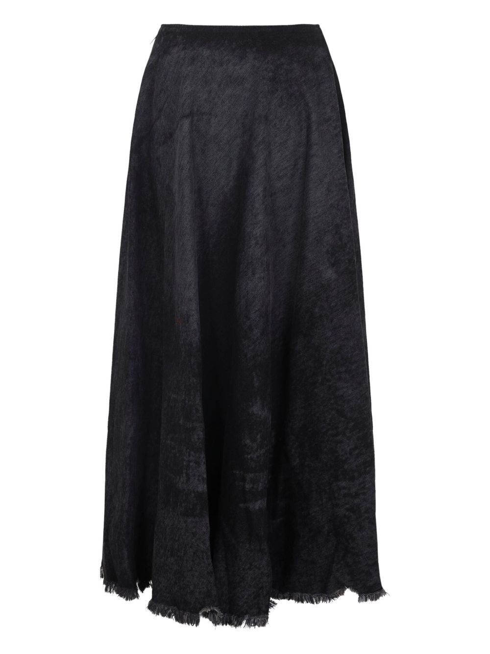 Diesel Skirts Black long silk nylon denim