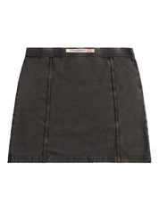 Diesel Skirts Black mini in stretch cotton