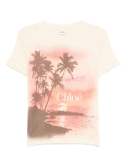 Chloé Pink T‑Shirt and Polo Top
