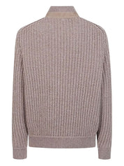 Brunello Cucinelli Coats Beige suede bomber jacket