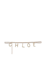 Chloé Golden Leather Belt