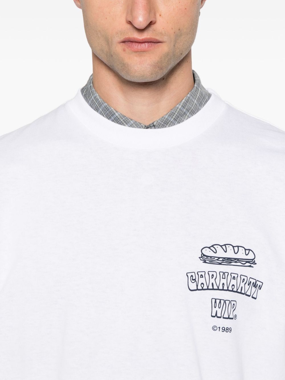 Carhartt Wip Pre T-shirts and Polos White cotton jersey