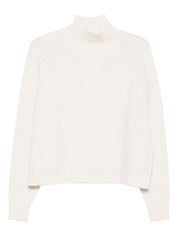 Cream Wool–Cashmere Sweater — Elisabetta Franchi