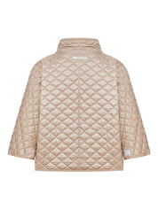 MAX MARA THE CUBE Grey Quilted Jacket