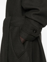 Ami Paris Coats Grey virgin wool