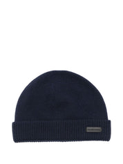 Emporio Armani Hats Blue cashmere beanie
