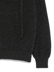 MRZ Sweaters Grey hooded V-neck