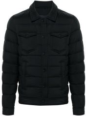 Herno Black Coat for Men