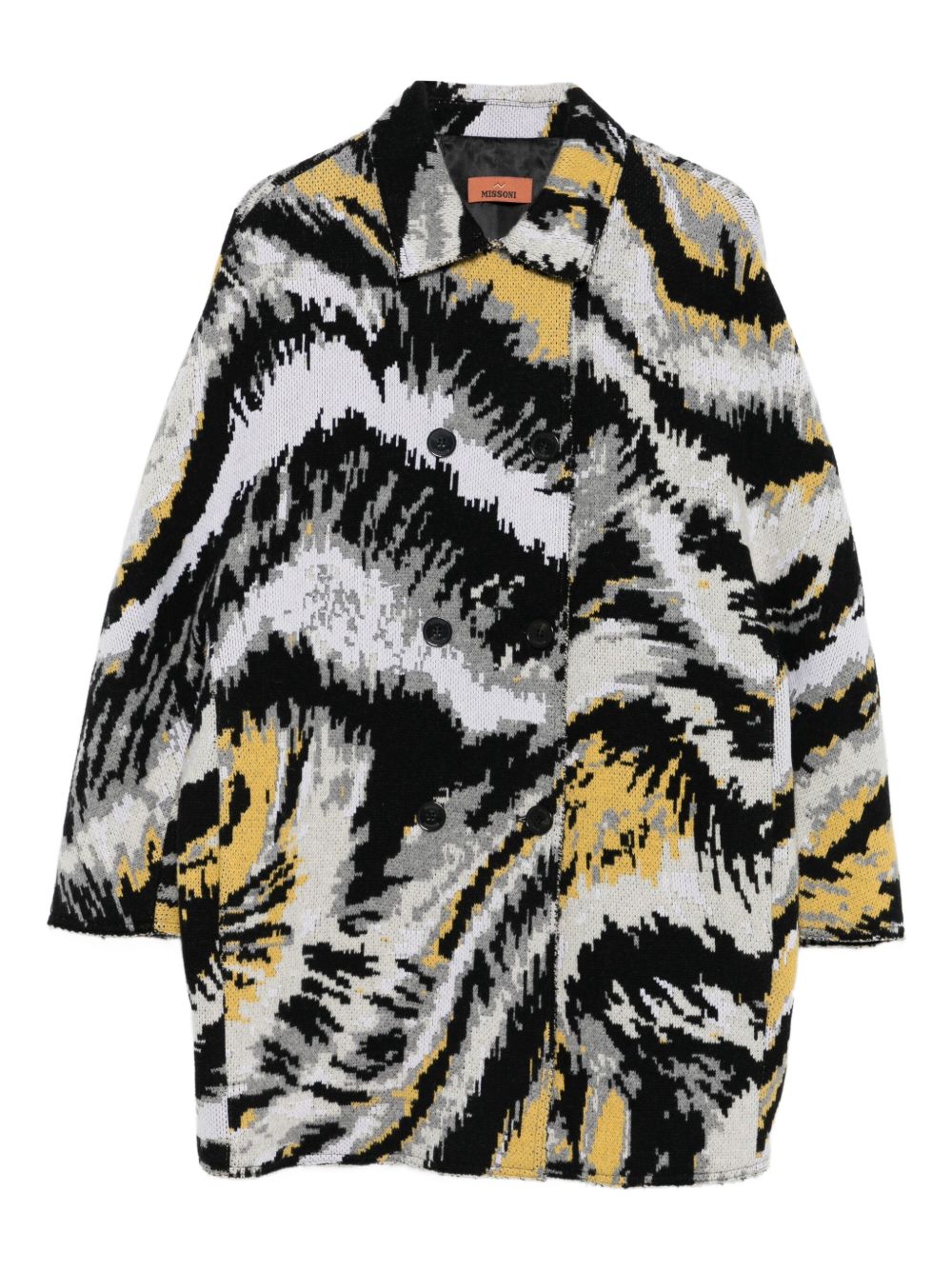 Missoni Jackets Black wool caban coat