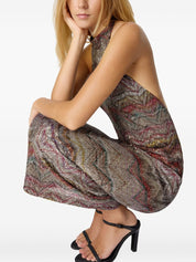 Vestidos Missoni Halter con lentejuelas multicolor