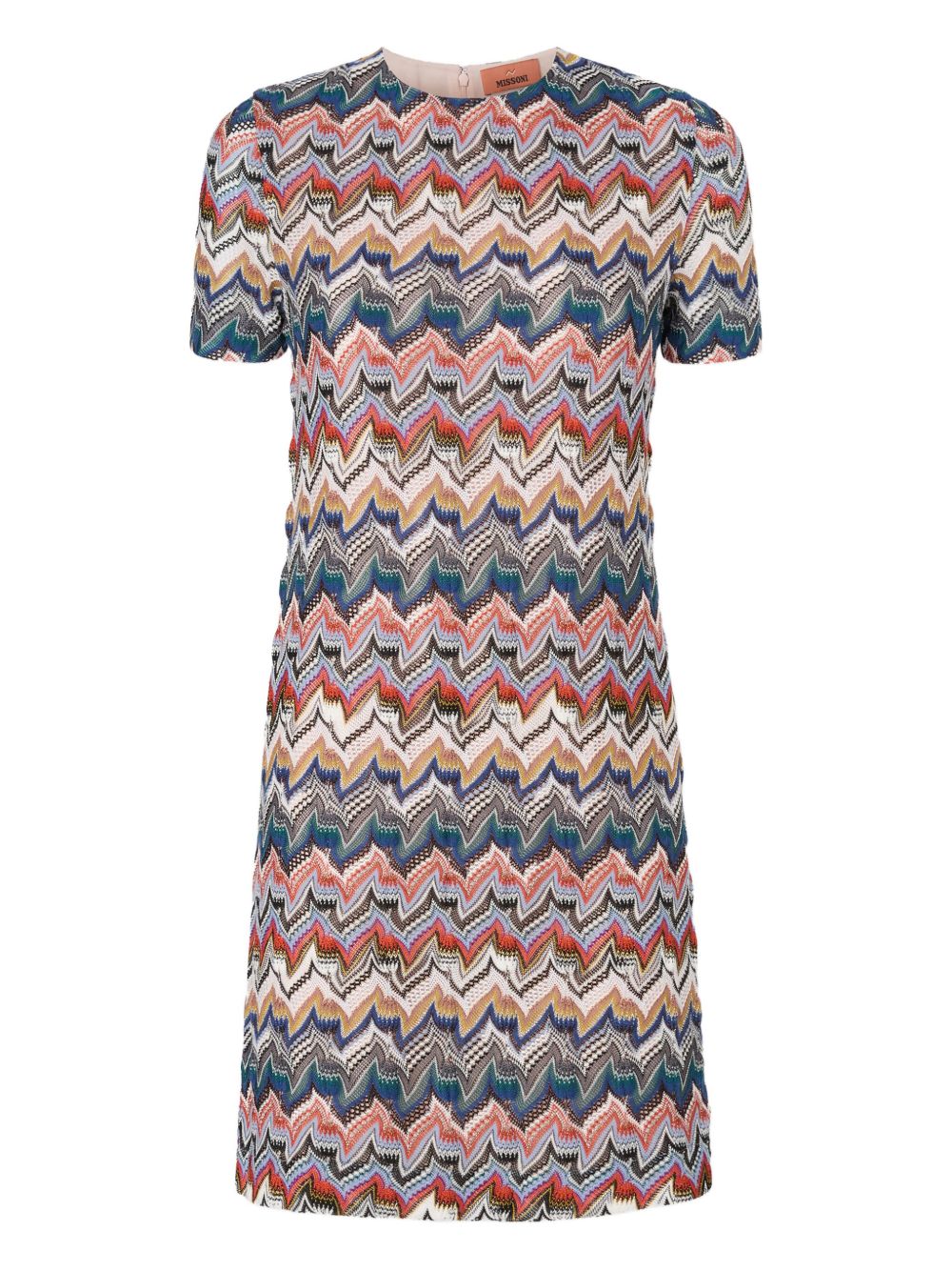Robe courte en laine mélangée multicolore Missoni Dresses