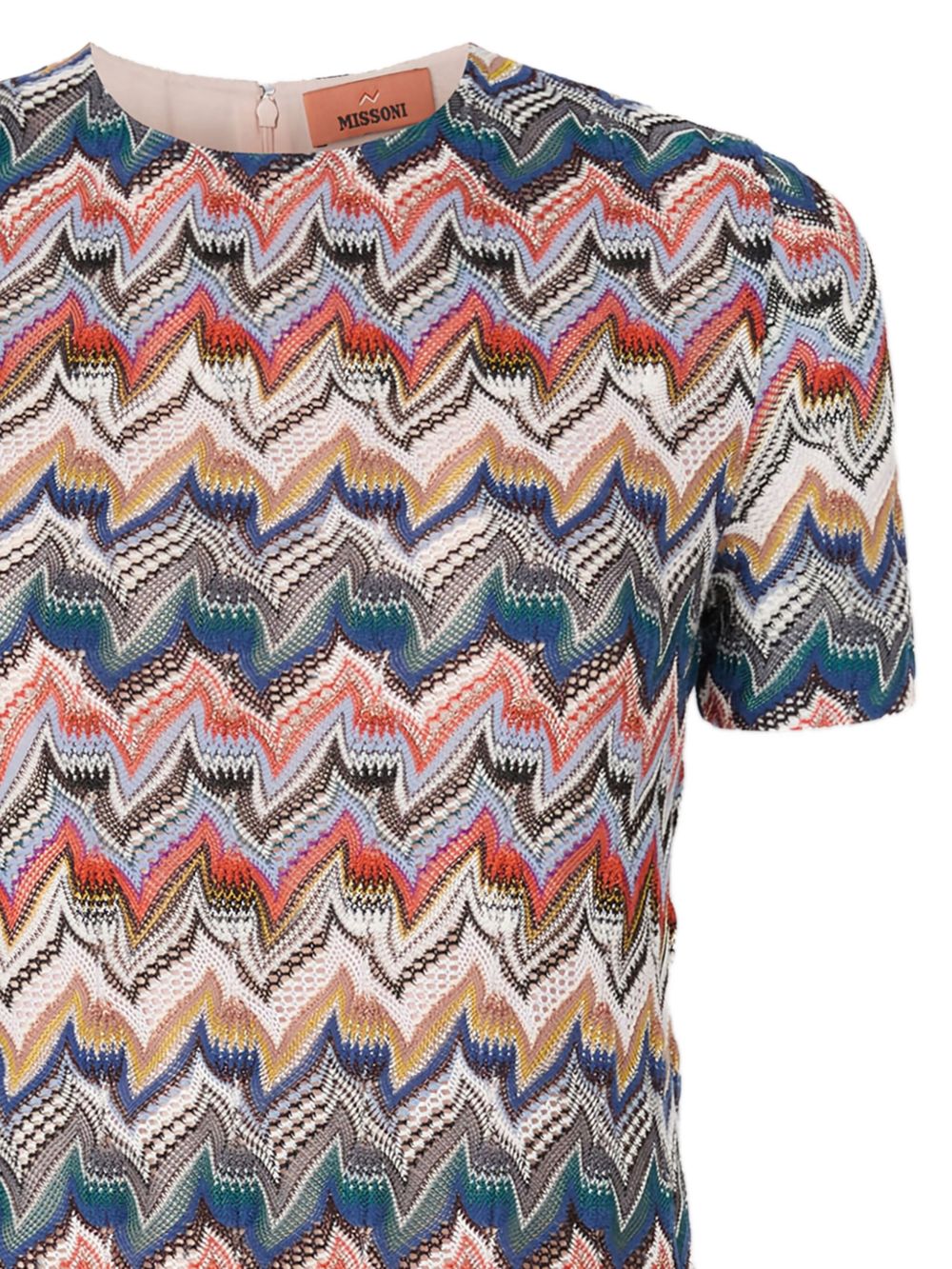 Robe courte en laine mélangée multicolore Missoni Dresses