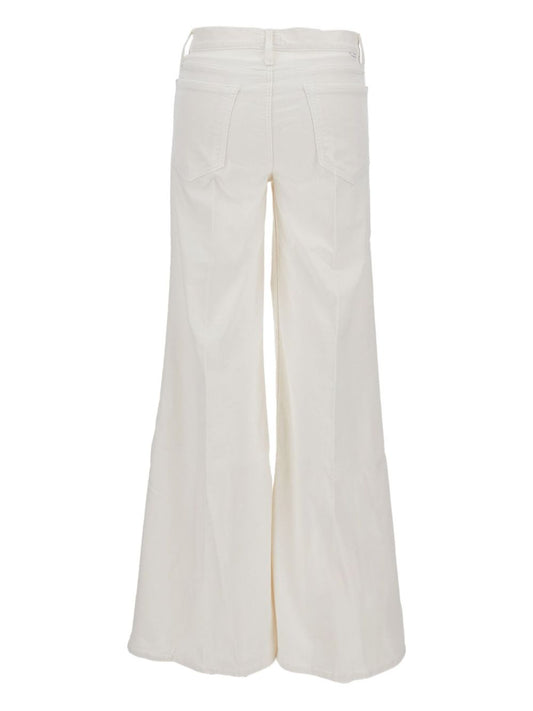 Mother Jeans White — Sculpted Comfort Denim