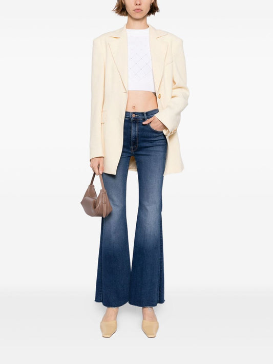 Mother Lil Doozy Fray Indigo Jeans — Blue Jeans for Women